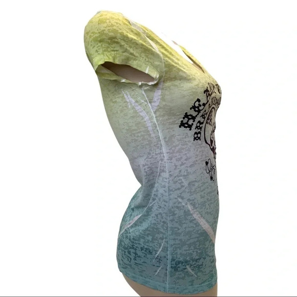 House of Mental Heart Breaker V-Neck Tee Size Small Made in USA - Picture 3 of 4